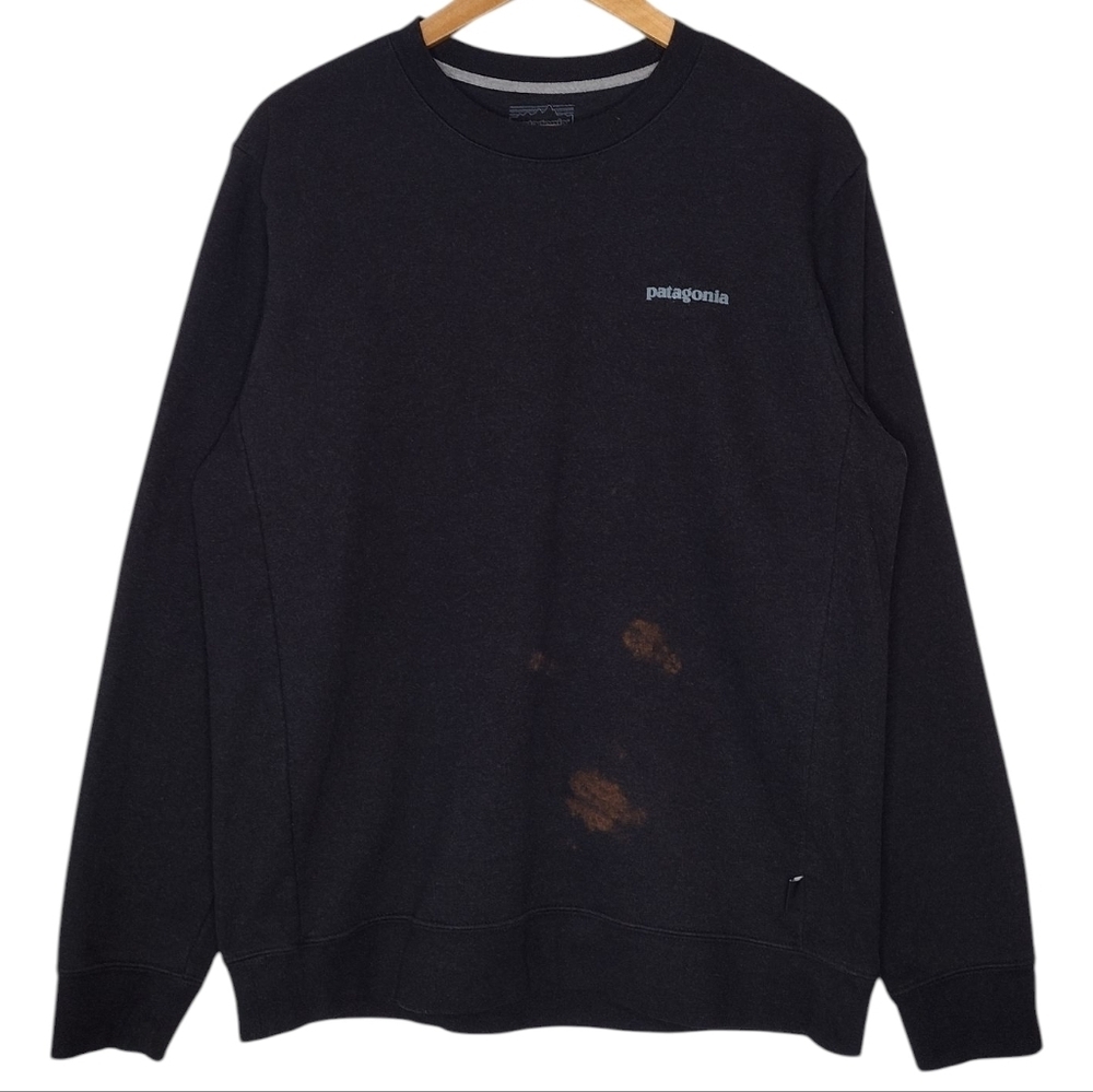Patagonia Men's Black Long Sleeve Crewneck Casual Sweater Sz M